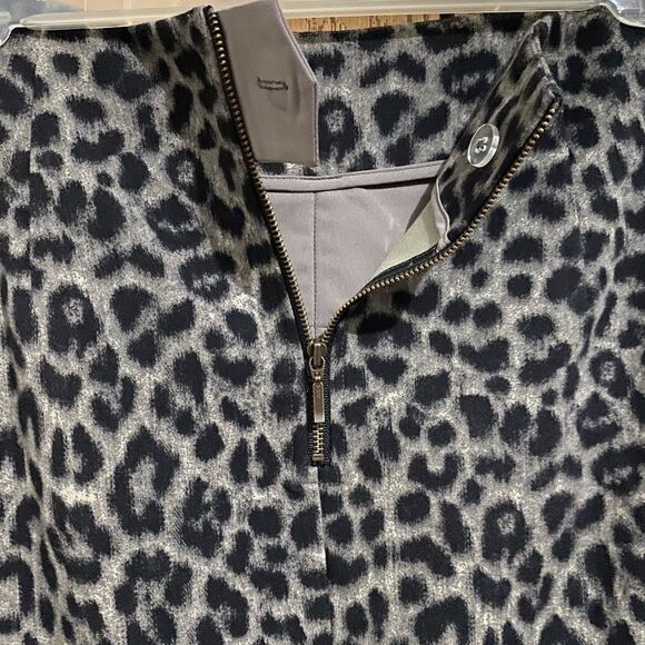 CABI WOMEN’s LEOPARD PRINT STRETCH PENCIL SKIRT Size S-M - Picture 4 of 8